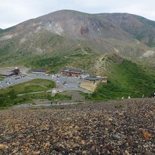 吾妻小富士から見下ろした浄土平