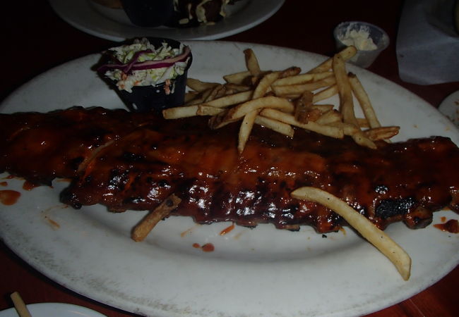 ベイビーバックリブが旨い