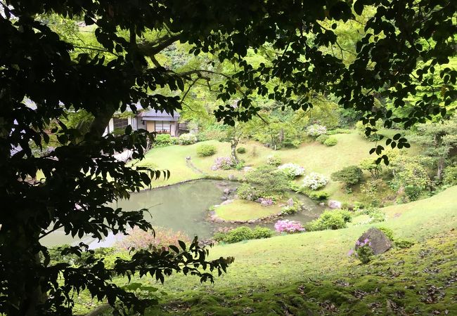 有料の庭園があるお寺