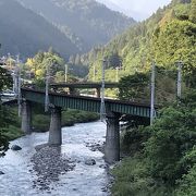 飯田線城西駅：S字鉄橋、渡らずの鉄橋