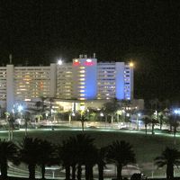 夜、テラスからの眺望