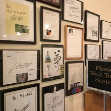 著名人のサイン