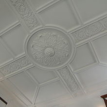 天井の漆喰細工