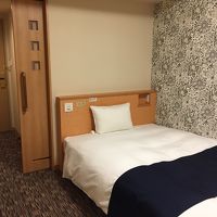 客室入口とベッドを仕切るドアがありました