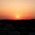 バルコニーからの夕陽が綺麗