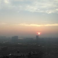 部屋からのサンライズ