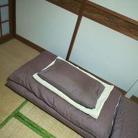 お布団カバーなんかは清潔な感じです。