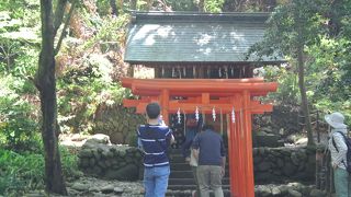 久能山東照宮内にあります。