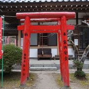 香積寺の境内鎮守