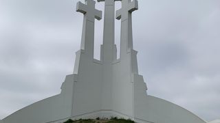 坂道を登るが景観良い