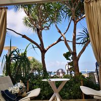 午後になって運良くゲットできたカバナからの景色