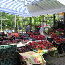 イチゴとブルーベリー、美味しかった！