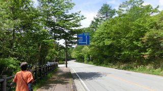 東沢大橋を通り天女山入口かまで1時間半のハイキング