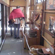 深大寺の水車館の展示回廊内部です。生活の一部を紹介しています