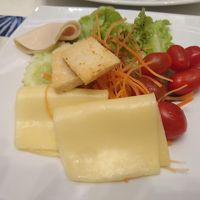 チーズがとても美味しかった朝食