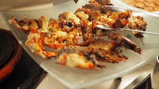 オマール海老とアワビ