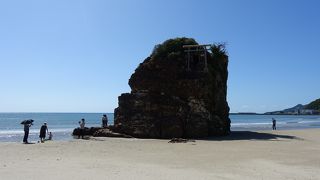 砂浜も海水もきれいです