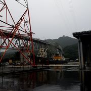 鳥取県と島根県を結ぶ美しいトラス橋