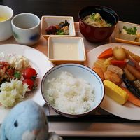 朝食、和食中心にいただきました。