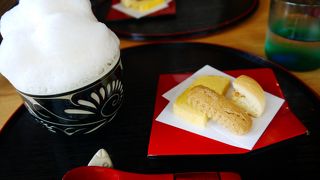 伝統のぶくぶく茶