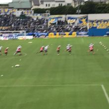 試合開始前