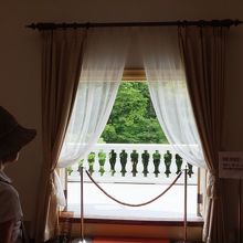 ベランダの光景。