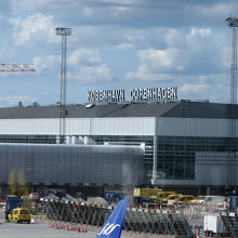 コペンハーゲンに到着。飛行機の中から撮りました。