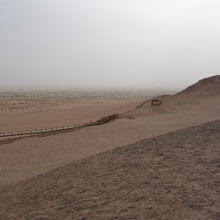 砂漠の遊歩道