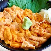 お目当ては「ウニ丼」