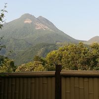 由布岳がきれいに見えて癒される