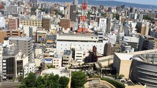 難波の静かなエリア