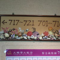 貝殻でリゾート風飾り