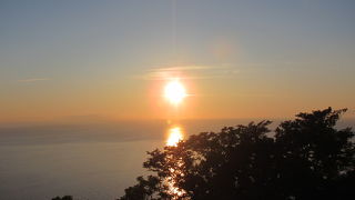 ここも夕日がきれい