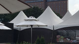 ルーフトップのカフェ