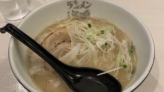 福岡空港で食べたとんこつラーメン