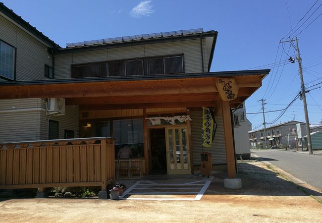 元祖　横手焼きそばのお店は町の中心部から離れたところにありました