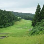 コースが狭い