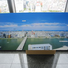 ５　２０F万代橋方面の説明板