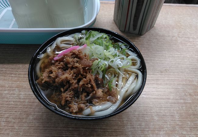 7.8番線でかしわうどんをいただきました