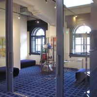 館内のミニ博物館？、共用スペースです