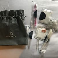 アメニティーバッグ シャンプー類は備え付け