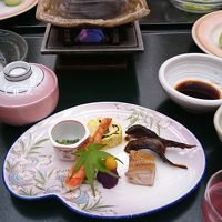 信州の食材をふんだんに使った夕食