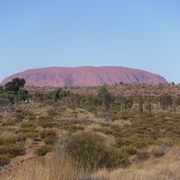 裏の展望台からのウルル