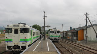 ローカル線部分は来年GWに廃止です。月ヶ岡駅で充電ができます