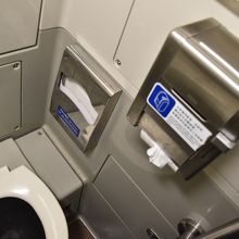 車内トイレも日本のに似ていた