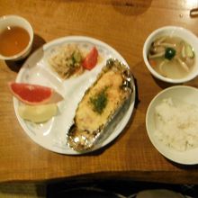行者小屋(夕食)