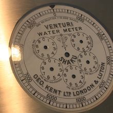 ベンチュリメータの目盛盤