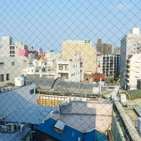 部屋の窓からの眺め