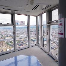 展望タワー内