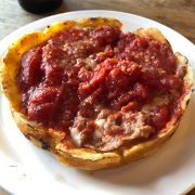 Lou Malnatiのdeep dish pizzaはうまい！